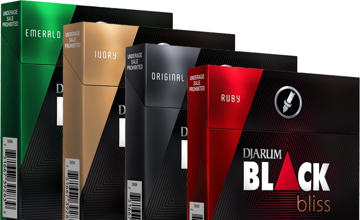 Djarum Black Filtered Cigars lineup